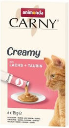 Produktbild von animonda Carny Nassfutter Katze Adult Creamy mit Taurin Lachs - 6 x 15 g