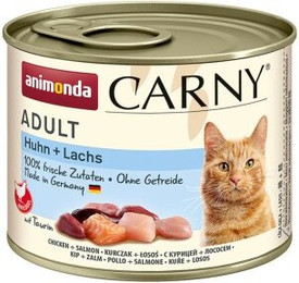 Produktbild von animonda Carny Nassfutter Katze Adult Huhn und Lachs - 24 x 200 g