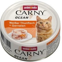 Produktbild von animonda Carny Nassfutter Katze Adult Ocean Thunfisch & Garnelen - 12 x 80 g