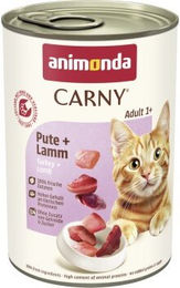 Produktbild von animonda Carny Nassfutter Katze Adult Pute & Lamm - 6 x 400 g