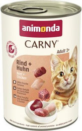 animonda Carny Nassfutter Katze Adult Rind & Huhn - 6 x 400 g – Bild 1 von 3