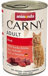 Produktbild von animonda Carny Nassfutter Katze Adult Rind pur - 6 x 400 g