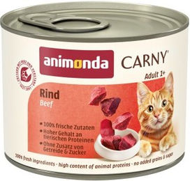 animonda Carny Nassfutter Katze Adult Rind pur - 24 x 200 g – Bild 1 von 3