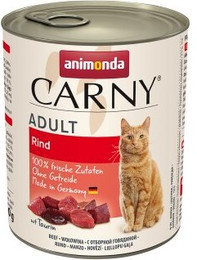 Produktbild von animonda Carny Nassfutter Katze Adult Rind pur - 6 x 800 g