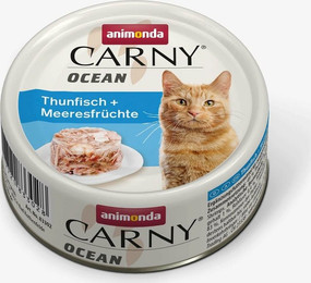 Produktbild von Animonda Carny Ocean Thunfisch und Meeresfrüchte Katzenfutter - 12 x 80 g