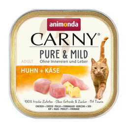Produktbild von animonda Carny Pure & Mild Adult Huhn + Käse - 32 x 100 g