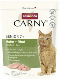 Produktbild von animonda Carny Senior 6 x 350g Huhn & Rind Katzentrockenfutter-Sparpaket