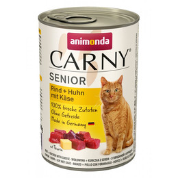 Produktbild von Animonda Carny Senior Katzen Nassfutter Rind + Huhn mit Käse - 6 x 400 g