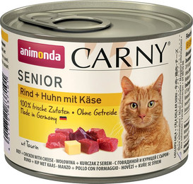 Produktbild von animonda Carny Senior Rind, Huhn & Käse - 6 x 200 g