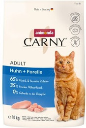 Produktbild von animonda Carny Trockenfutter Katze Adult Huhn und Forelle - 2 x 10 kg