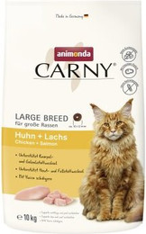 Produktbild von animonda Carny Trockenfutter Katze Adult Large Breed Huhn Lachs - 2 x 10 kg