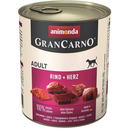 Produktbild von animonda Gran Carno adult Hundefutter Rind + Herz - 6 x 800 g
