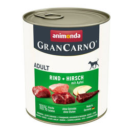 animonda Gran Carno adult Hundefutter Rind Hirsch Apfel - 6 x 800 g – Bild 1 von 2