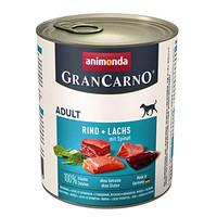 Produktbild von animonda Gran Carno adult Hundefutter Rind Lachs Spinat - 6 x 800 g