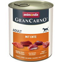 Produktbild von animonda Gran Carno Adult Hundenassfutter Ente - 12 x 800 g