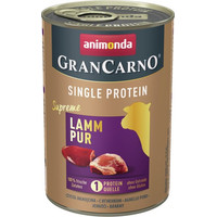 Produktbild von animonda Gran Carno Single Protein Supreme Lamm Hundenassfutter - 12 x 400 g