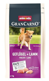 Produktbild von animonda GranCarno Adult Geflügel + Lamm - 1 kg