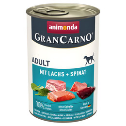 Produktbild von Animonda GranCarno Adult Lachs mit Spinat - 6 x 400 g