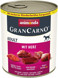 Produktbild von animonda GranCarno Adult mit Herz - 6 x 800 g