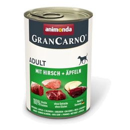 Produktbild von Animonda GranCarno Adult mit Hirsch und Äpfeln - 6 x 400 g