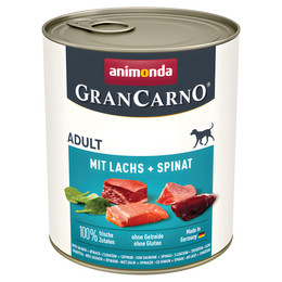 Produktbild von Animonda GranCarno Adult mit Lachs und Spinat - 6 x 800 g