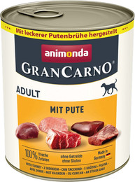 Produktbild von Animonda GranCarno Adult mit Pute - 6 x 800 g