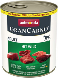 Produktbild von animonda GranCarno Adult mit Wild - 6 x 800 g