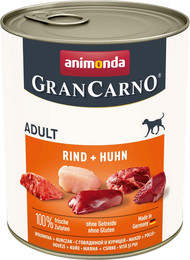 Produktbild von Animonda GranCarno Adult Rind und Huhn - 6 x 800 g