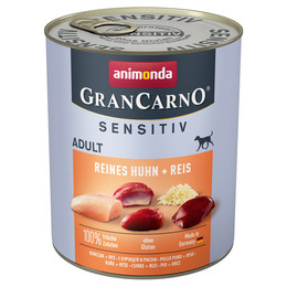 Produktbild von animonda GranCarno Adult Sensitiv Reines Huhn + Reis - 6 x 800 g