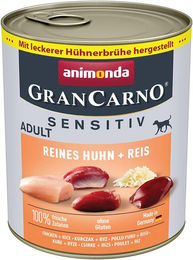 Produktbild von animonda GranCarno Adult Sensitiv Reines Huhn + Reis - 6 x 800 g
