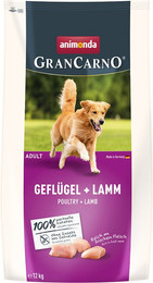 Produktbild von animonda GranCarno Adult Trockenfutter Geflügel + Lamm - 12 kg