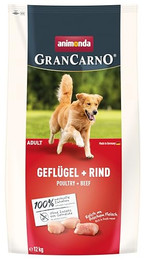 Produktbild von animonda GranCarno Adult Trockenfutter Geflügel + Rind - 12 kg