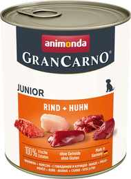 Produktbild von Animonda GranCarno Junior Rind + Huhn - 6 x 800 g