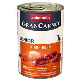 Produktbild von Animonda GranCarno Junior Rind + Huhn - 6 x 400 g