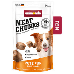 Produktbild von animonda GranCarno Meat Chunks Adult Pute pur - 60 g