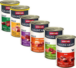 Animonda GranCarno Original Adult Hundefutter - Dosen - Rind & Lamm - 6 x 400 g – Bild 1 von 5