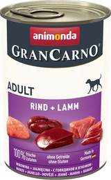 Produktbild von animonda GranCarno Original Adult Rind + Lamm - 6 x 400 g