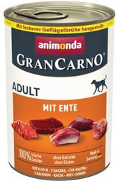 Produktbild von animonda GranCarno Original Nassfutter Hund Adult Ente - 24 x 400 g