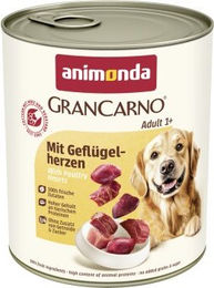 animonda GranCarno Original Nassfutter Hund Adult Geflügelherzen - 6 x 800 g – Bild 1 von 3