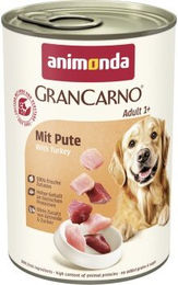 animonda GranCarno Original Nassfutter Hund Adult, Pute 24x400 g – Bild 1 von 3