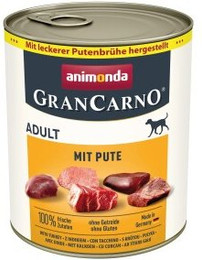 Produktbild von animonda GranCarno Original Nassfutter Hund Adult Pute - 12 x 800 g