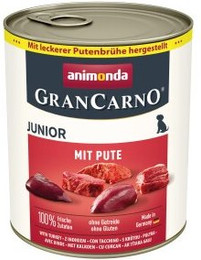 Produktbild von animonda GranCarno Original Nassfutter Hund Junior Pute - 6 x 800 g
