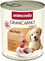 animonda GranCarno Original Nassfutter Hund Junior Pute - 24 x 800 g – Bild 1 von 3