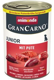 Produktbild von animonda GranCarno Original Nassfutter Hund Junior Pute - 24 x 400 g