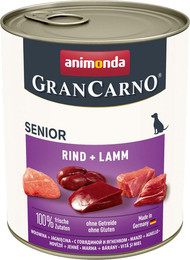 Produktbild von Animonda GranCarno Senior Rind und Lamm - 6 x 800 g