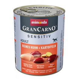 Produktbild von Animonda GranCarno Sensitiv Adult Reines Huhn + Kartoffeln - 6 x 800 g