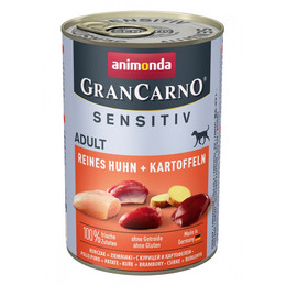 Produktbild von Animonda GranCarno Sensitiv Adult Reines Huhn + Kartoffeln - 6 x 400 g