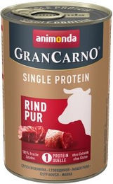 Produktbild von animonda GranCarno Single Protein Nassfutter Hund Adult Rind pur - 6 x 400 g