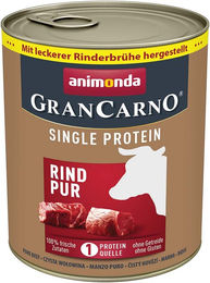 Produktbild von animonda GranCarno single protein Rind pur 24x800g