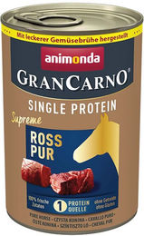 Produktbild von animonda GranCarno single protein Ross pur 6x400g